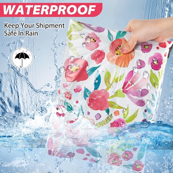 Poly Mailers 14.5"x19" Spring Floral- 25 Pack - Picture 3 of 7